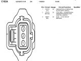 Ford Alternator Wiring Diagram Internal Regulator Two Wire ford Alternator Wiring Wiring Diagram Database