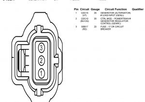 Ford Alternator Wiring Diagram Internal Regulator Two Wire ford Alternator Wiring Wiring Diagram Database