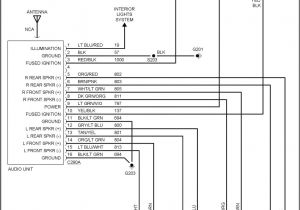 Ford Audio Wiring Diagram 2000 ford Taurus Radio Wiring My Wiring Diagram