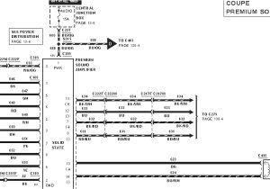 Ford Contour Stereo Wiring Diagram Amp Premium sound Wiring Diagram 1998 ford Contour