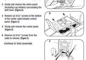 Ford Five Hundred Radio Wiring Diagram 2005 ford Five Hundredinstallation Instructions