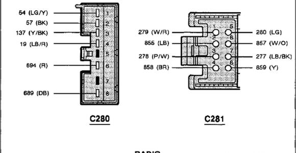 Ford Mustang Radio Wiring Diagram ford Radio Harness Diagram Wiring Diagram Database