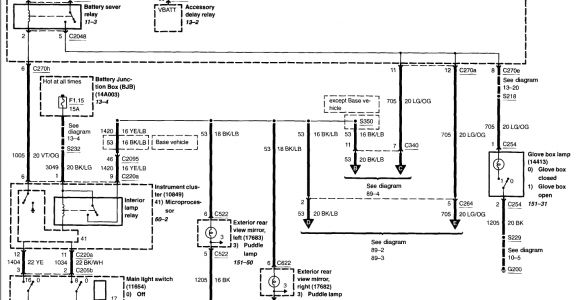 Ford Ranger Dome Light Wiring Diagram Dome Light Wiring Diagram ford Wiring Diagram