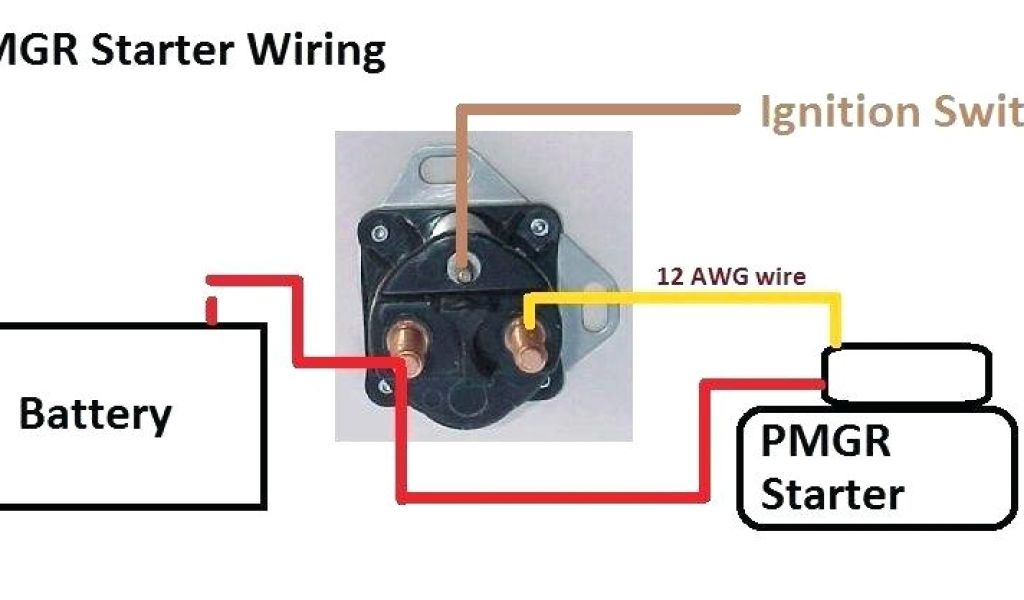 Ford Starter solenoid Wiring Diagram 4 Post 12 Volt solenoid Diagram