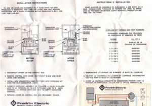 Franklin Well Pump Control Box Wiring Diagram Franklin Electric Overload Kit 1hp 230v Control Box