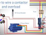 Furnas Magnetic Starter Wiring Diagram How to Wire A Contactor and Overload Direct Online Starter by Earthbondhon