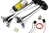 Gampro Air Horn Wiring Diagram 12v 150db Train Air Horn Super Loud 18 Inches Chrome Zinc