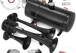 Gampro Air Horn Wiring Diagram Frantools 4 Trompetenzug Air Horn Kit 12v Luftkompressor 150psi Lufthorn Kit 4 Horner Lufthorn Kompressor Tank Kapazitat 3 Liter Super Laut Fur Lkw