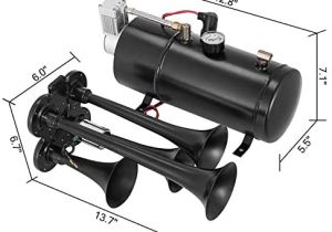 Gampro Air Horn Wiring Diagram Frantools 4 Trompetenzug Air Horn Kit 12v Luftkompressor 150psi Lufthorn Kit 4 Horner Lufthorn Kompressor Tank Kapazitat 3 Liter Super Laut Fur Lkw