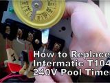 Ge Pool Timer Wiring Diagram How to Replace An Intermatic T104m 240v 208 277 V Pool Timer Youtube