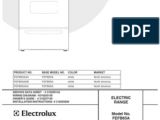 Ge Refrigerator Wiring Diagram Problem Frigidaire Range Fefb65asc Parts List and Wiring Diagram