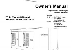 Generac 200 Amp Automatic Transfer Switch Wiring Diagram Generac Power Systems Inc Manualzz