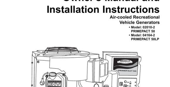 Generac Rv Generator Wiring Diagram Generac 02010 2 04164 2 Portable Generator User Manual