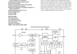 Generator Docking Station Wiring Diagram Adf4001 200 Mhz Clock Generator Pll Data Sheet Rev A