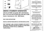 Generator Docking Station Wiring Diagram Amerec Steambath Generators Alpine Sauna