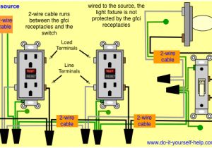 Gfci Switch Combo Wiring Diagram Wiring Diagram Further Wiring A Light Switch and Gfci Outlet