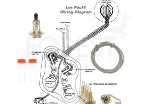 Gibson Les Paul Wiring Diagram Wiring Kit for Gibsona Les Paul Guitarsa Switchcraft Cts Sprage
