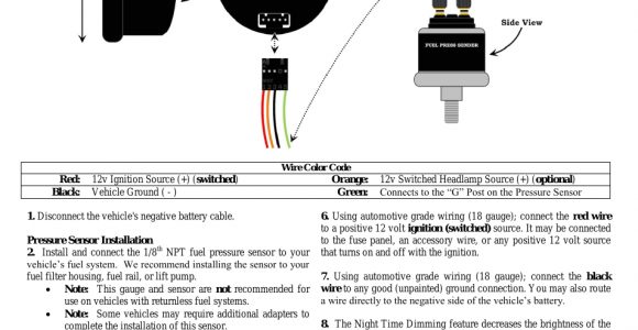 Glowshift Fuel Pressure Gauge Wiring Diagram Glowshift Air Pressure Gauge Wiring Diagram Wiring Diagram