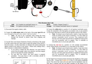 Glowshift Fuel Pressure Gauge Wiring Diagram Glowshift Trans Temp Gauge Wiring Diagram