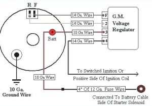 Gm 10si Alternator Wiring Diagram so 7232 3 Wire Delco Alternator with Regulator Wiring Diagram