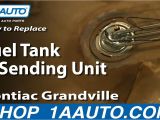 Gm Fuel Sending Unit Wiring Diagram How to Replace Fuel Tank Sending Unit 71 76 Pontiac Grandville