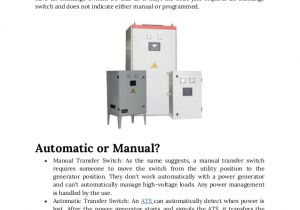 Go Power Transfer Switch Wiring Diagram ats Automatic Transfer Switch