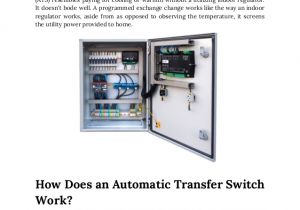 Go Power Transfer Switch Wiring Diagram ats Automatic Transfer Switch