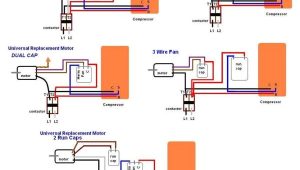 Goodman Condenser Fan Motor Wiring Diagram Goodman Ac Capacitor Wiring Diagram