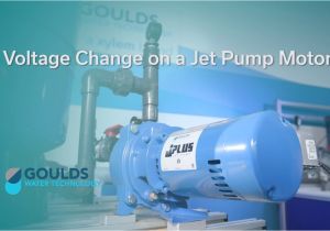 Goulds Pump Wiring Diagram How to Change Voltage On A Jet Pump Motor