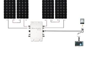 Grid Tie solar Wiring Diagram Ecoworthy 600 W Auf Grid Tie solar Panel Komplett Kits 4