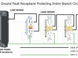 Ground Fault Receptacle Wiring Diagram Multiple Gfci Schematic Wiring Diagram Wiring Diagram View