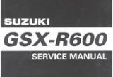 Gsxr 600 Wiring Diagram Pdf Suzuki Gsx R600 Service Manual Pdf Download