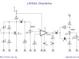 Guitar Pedal Wiring Diagram the Lm386 Overdrive Effect the Popular Audio Amplifier Chip as