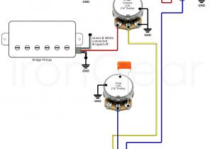 Guitar Wiring Diagrams 1 Pickup 1 Volume 1 tone Ca42 Guitar Wiring Diagram 2 Humbuckers 3 Way Swit Wiring