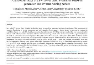 Hammond Power solutions Transformer Wiring Diagram Pdf Availability Factor Of A Pv Power Plant Evaluation Based On Hammond Power solutions Transformer Wiring Diagram Pdf Availability Factor Of A Pv Power Plant Evaluation Based On