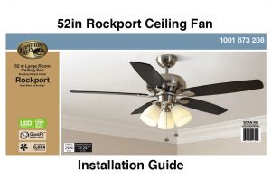 Hampton Bay Ceiling Fans Wiring Diagram How to Install the Hampton Bay 52 Rockport Ceiling Fan