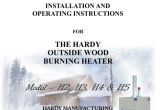 Hardy Wood Furnace Wiring Diagram H2 H3 H4 H5 Hardy Heater