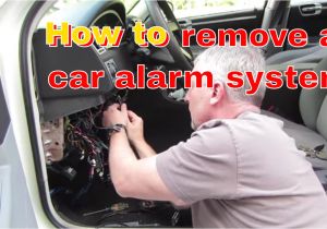 Hawk Car Alarm Wiring Diagram Tips for Removing A Car Alarm System Youtube