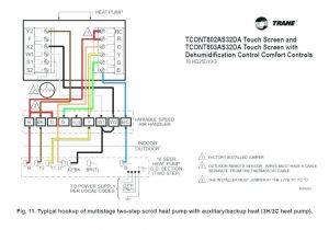 Heat Pump Wiring Diagram Schematic Trane Xv95 Xl15i Heat Pump Tcont802 Dual Fuel Kit Wiring Wiring