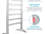 Heated towel Rail Wiring Diagram Amazon Com Innoka 2 In 1 Freestanding Wall Mounted Heated towel