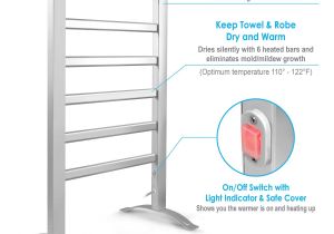 Heated towel Rail Wiring Diagram Amazon Com Innoka 2 In 1 Freestanding Wall Mounted Heated towel