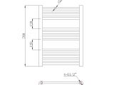 Heated towel Rail Wiring Diagram Premier 500mm Wide Anthracite Straight Heated towel Rail Mty103