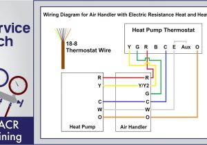 Heating and Cooling thermostat Wiring Diagram thermost Wiring Ac Service Tech