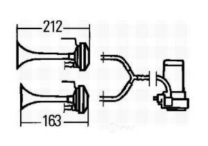 Hella Supertone Wiring Diagram Amazon Com Hella 3001661 Twin tone Air Horn Kit Automotive