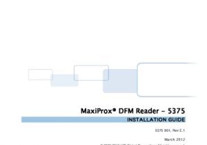 Hid Miniprox Wiring Diagram Maxiprox Dfm Reader