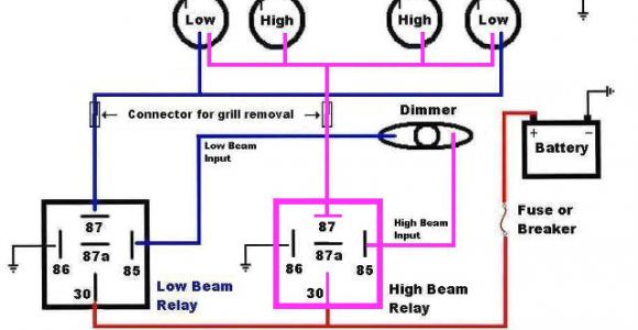 High Beam Low Beam Wiring Diagram Low Beam Relay Not Functioning the 1947 Present
