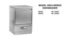 Hobart Dishwasher Am14 Wiring Diagram Dishmachine Sr24c Manualzz