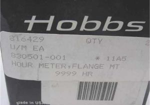 Hobbs Hour Meter Wiring Diagram Hobbs 85094 12 Hour Meter 9999 Hr Flange Mt Recycledgoods Com