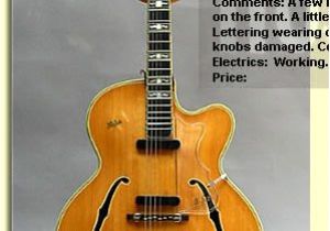 Hofner Violin Bass Wiring Diagram Hofner Committee Vintage Guitars Archtop Guitar