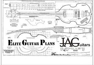 Hofner Violin Bass Wiring Diagram Szczega A Y O Luthiers Project Plan Drawing for Left Handed Hofner Type Violin Bass P061l